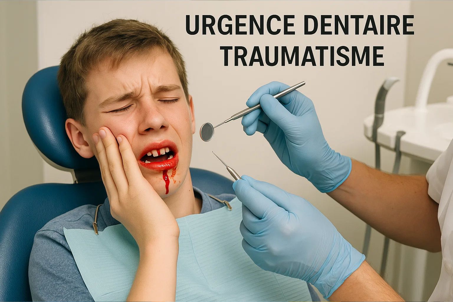 Prise en charge d'une urgence dentaire au centre DENT&DENT